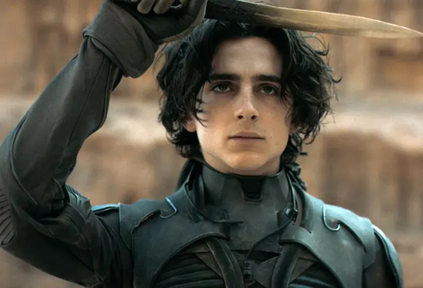 Timothée Chalamet in Dune – Photo courtesy of Warner Bros.