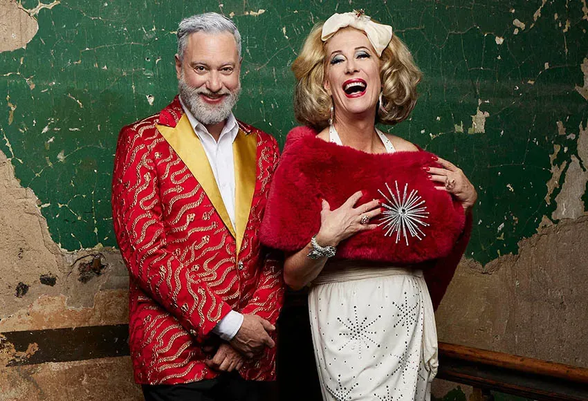Justin Vivian Bond as Kiki (r) and Kenny Mellman as Herb – Photo by Eric McNatt