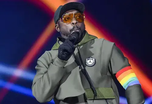 Black Eyed Peas rainbow armbands outrage Polish traditionalists
