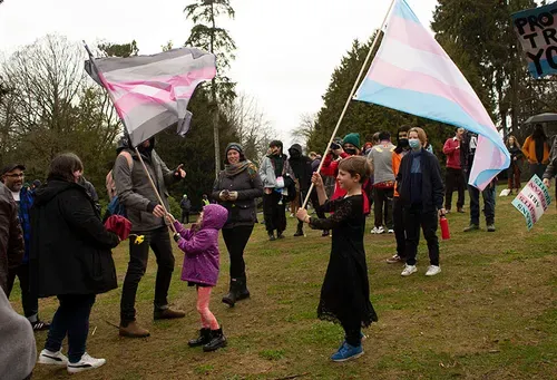 Seattle Trans community unites in joyful rebellion 