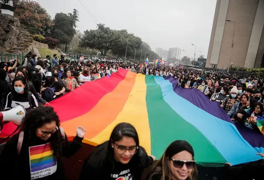 2022 Pride parade in Lima, Peru – Photo by Sebastian Castaneda / Reuters