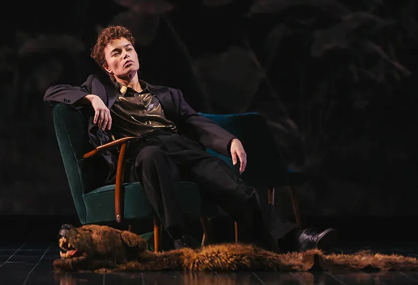 Ginger Costa-Jackson (Bradamante) in Alcina at Seattle Opera – Photo by Sunny Martini