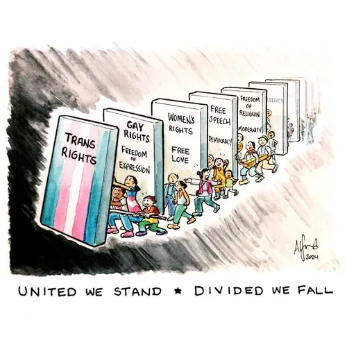 Pride over fear: Trumps lunacy